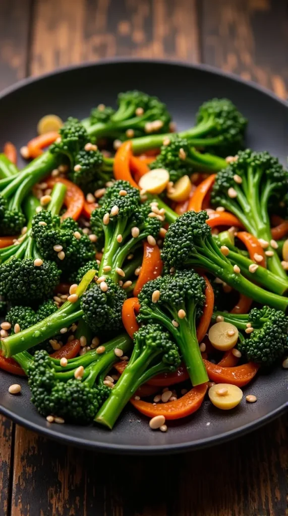 Sesame Soy Broccolini Stir-Fry
