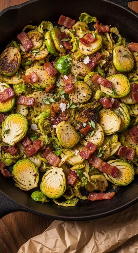 Shaved Brussels & Bacon Bliss