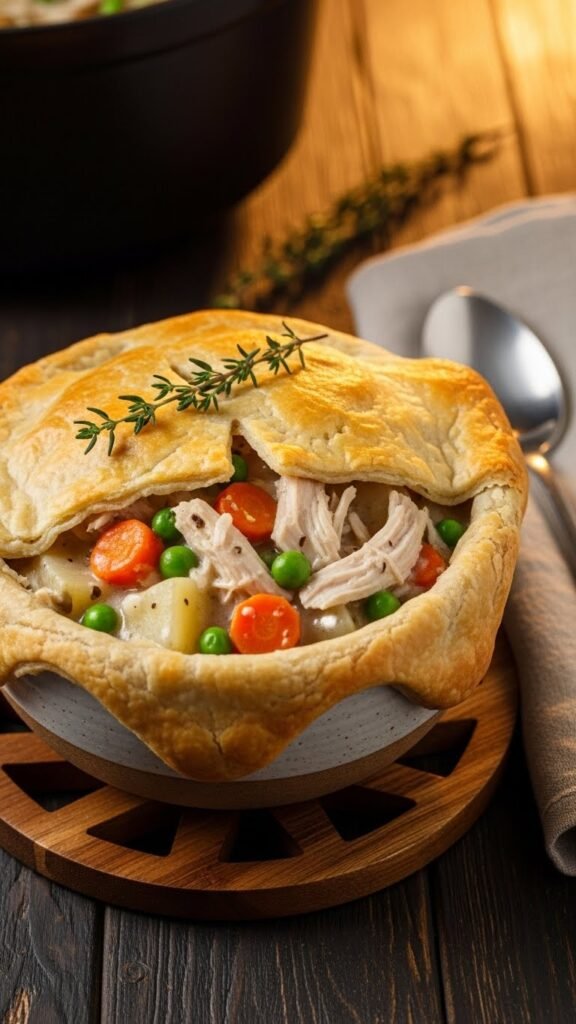 . Slow Cooker Chicken Pot Pie