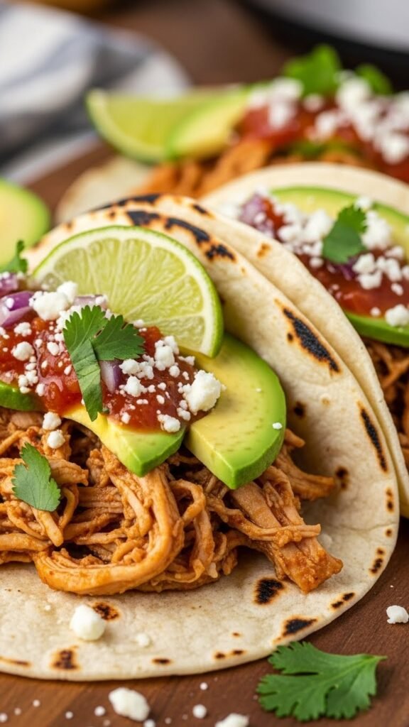 Slow Cooker Chicken Tacos (Dairy-Free)