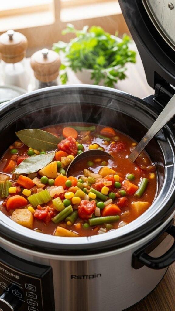 Slow Cooker Vegetable Stew (D
