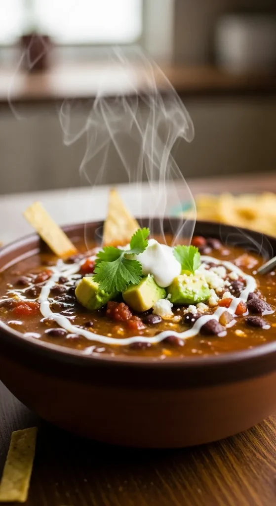 . Smoky Chipotle Black Bean Soup
