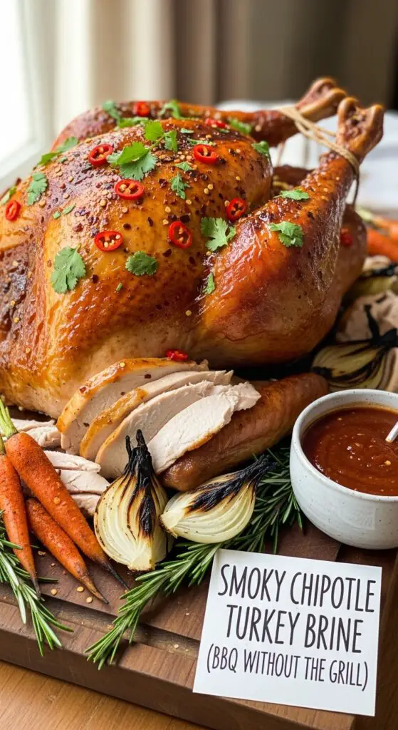 Smoky Chipotle Turkey Brine (BBQ Without the Grill)