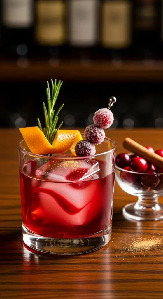 Spiced Cranberry Old Fashioned
