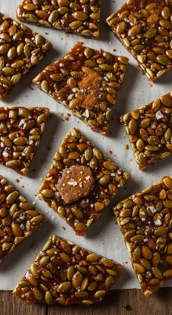 Spiced Pumpkin Seed Brittle