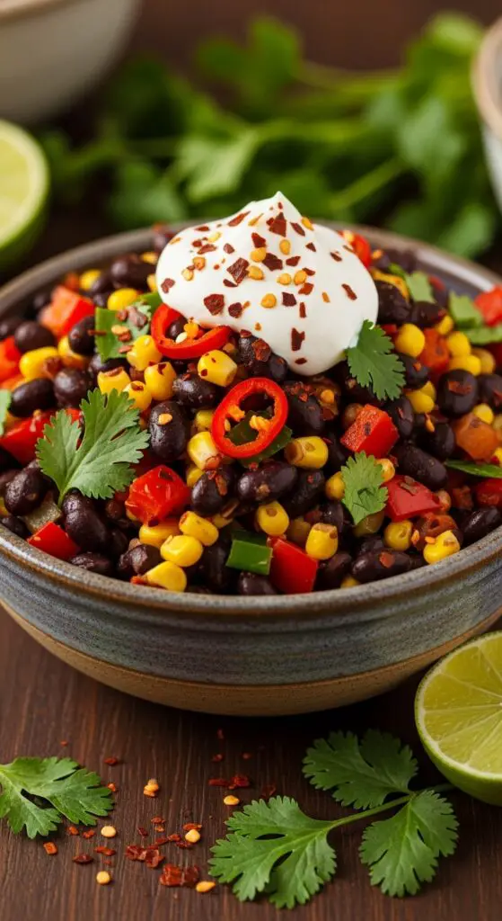 . Spicy Black Bean Fiesta
