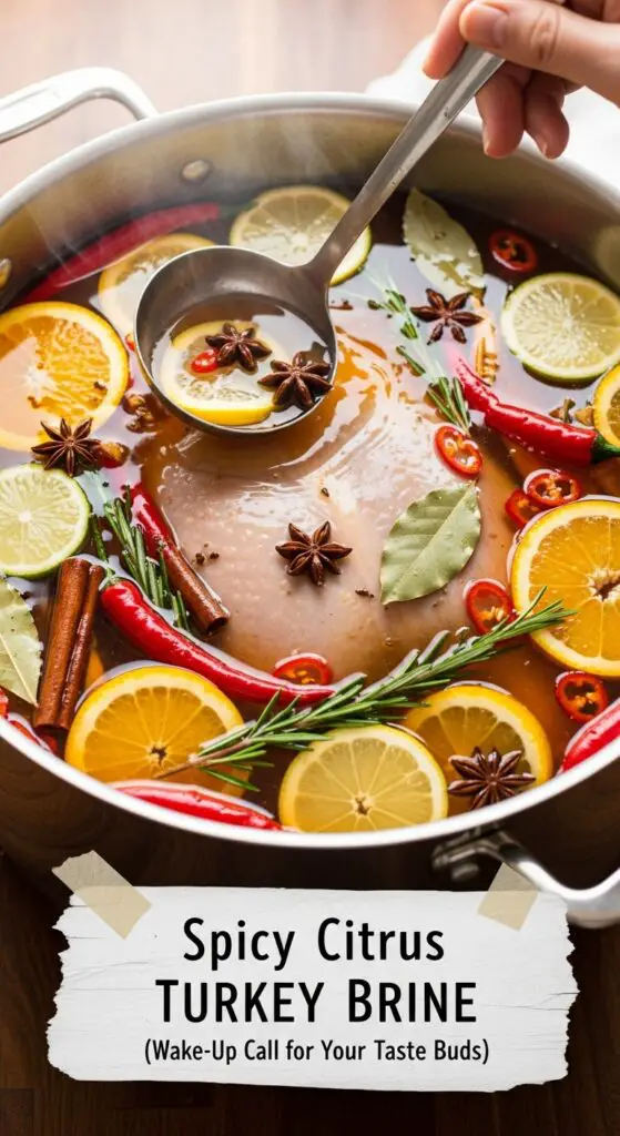 Spicy Citrus Turkey Brine (Wake-Up Call for Your Taste Buds)
