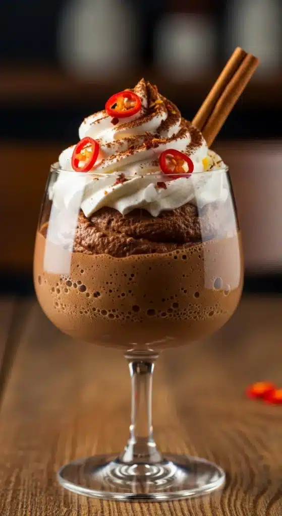 Spicy Mexican Chocolate Mousse 
