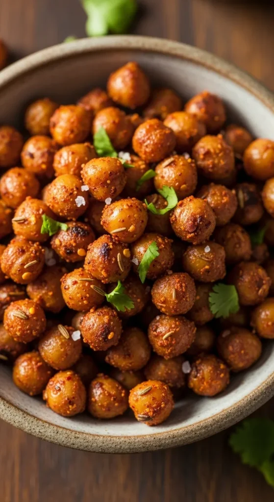 Spicy Roasted Chickpeas