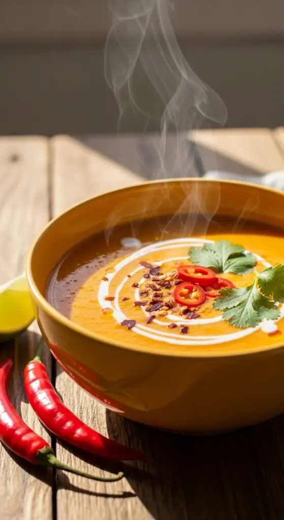 Spicy Thai Butternut Squash Soup