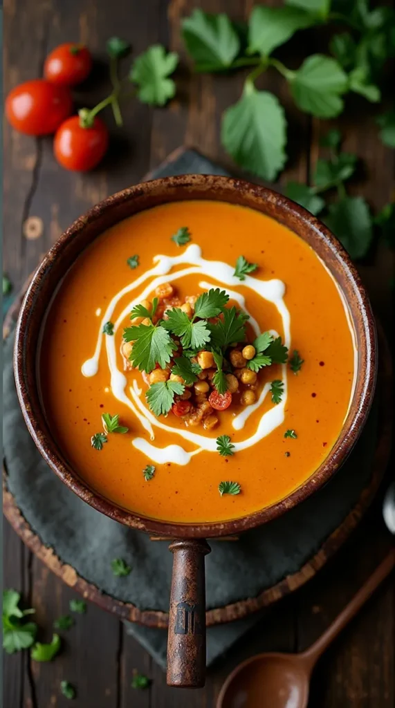 Spicy Thai Coconut Curry Soup