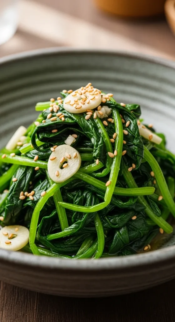 Spinach Namul (Sigeumchi Namul)