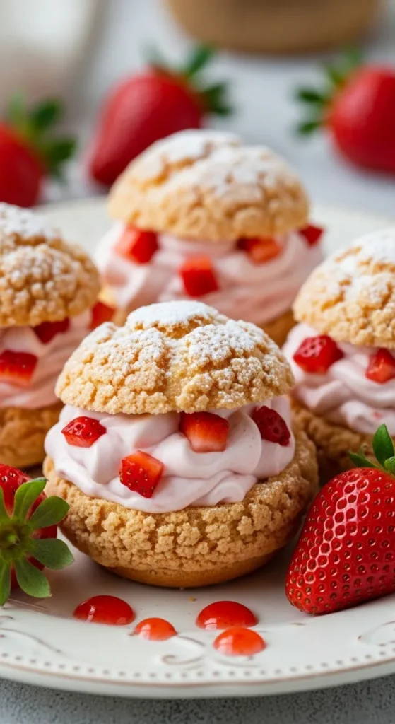 Strawberry Cream Puffs Recipe