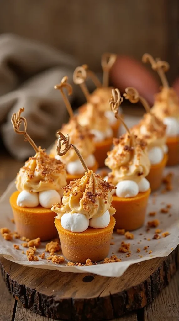 Sweet Potato Casserole Marshmallow Shooters
