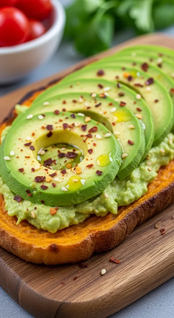Sweet Potato Toast with Avocado