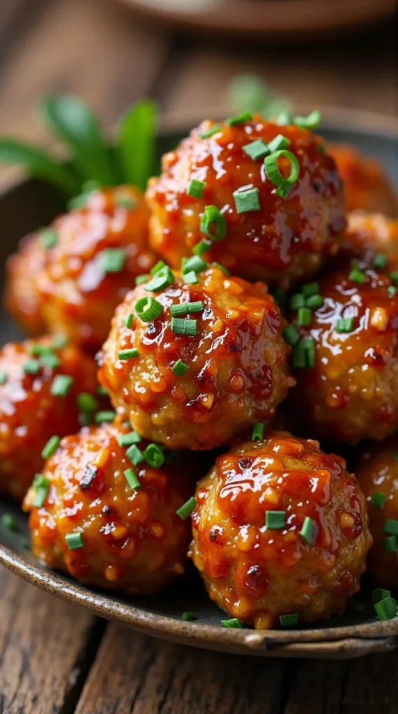 Teriyaki Pineapple Turkey Meatballs