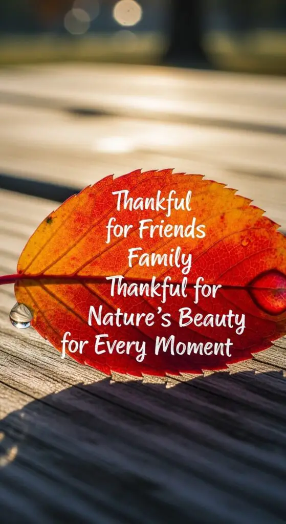 Thankful Leaf Messages