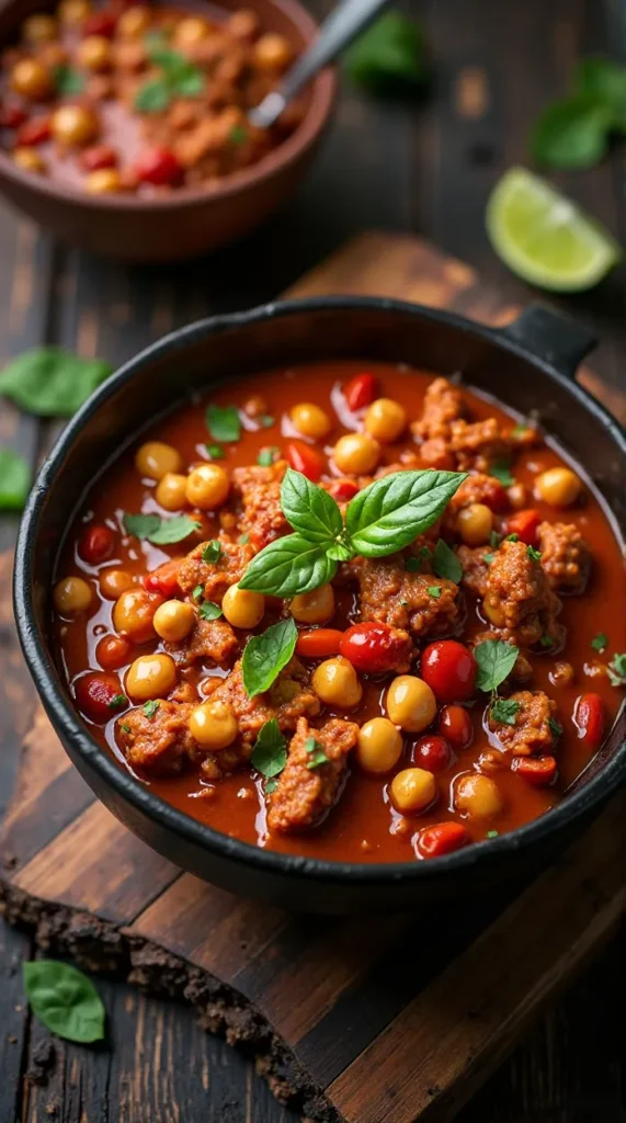 Turkey & Chickpea Mediterranean Chili