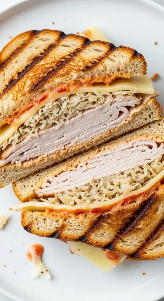 Turkey Reuben with Quick Sauerkraut (Deli Classic, Home Edition)