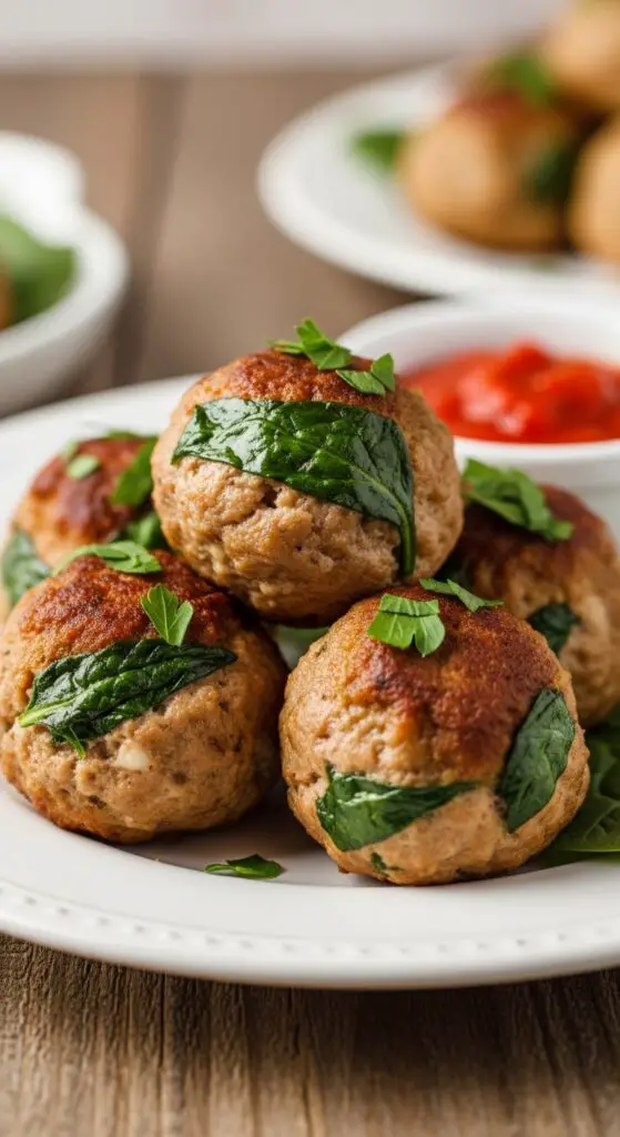 Turkey & Spinach Meatballs