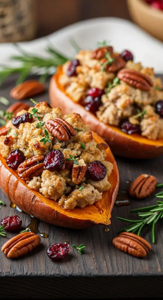 Turkey Stuffed Sweet Potatoes