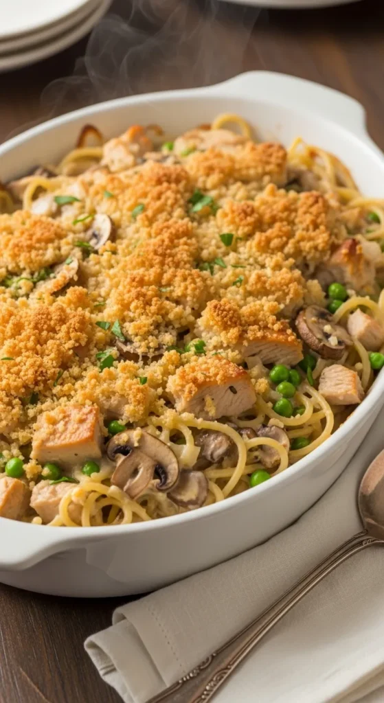 Turkey Tetrazzini Casserole