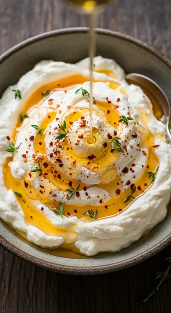 Whipped Feta with Hot Honey