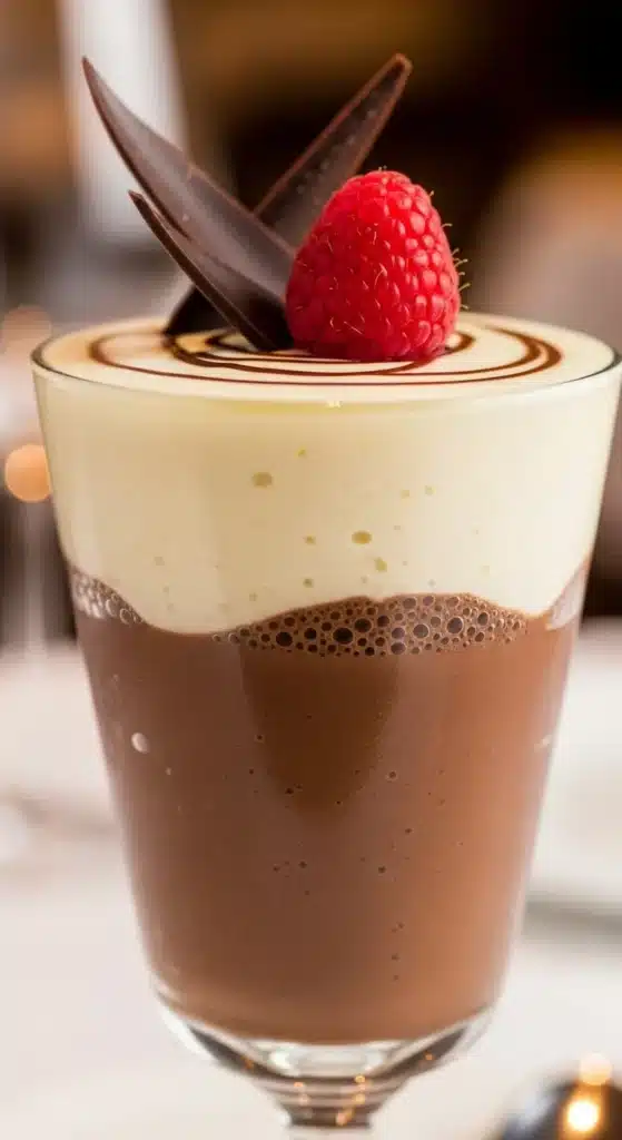 White & Dark Chocolate Mousse