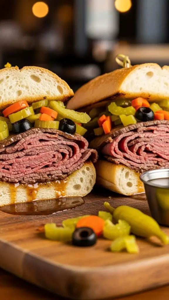 Zesty Italian Beef Sandwiches