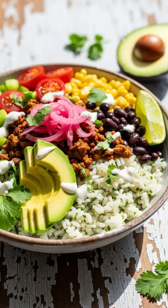Zesty Turkey Taco Bowl