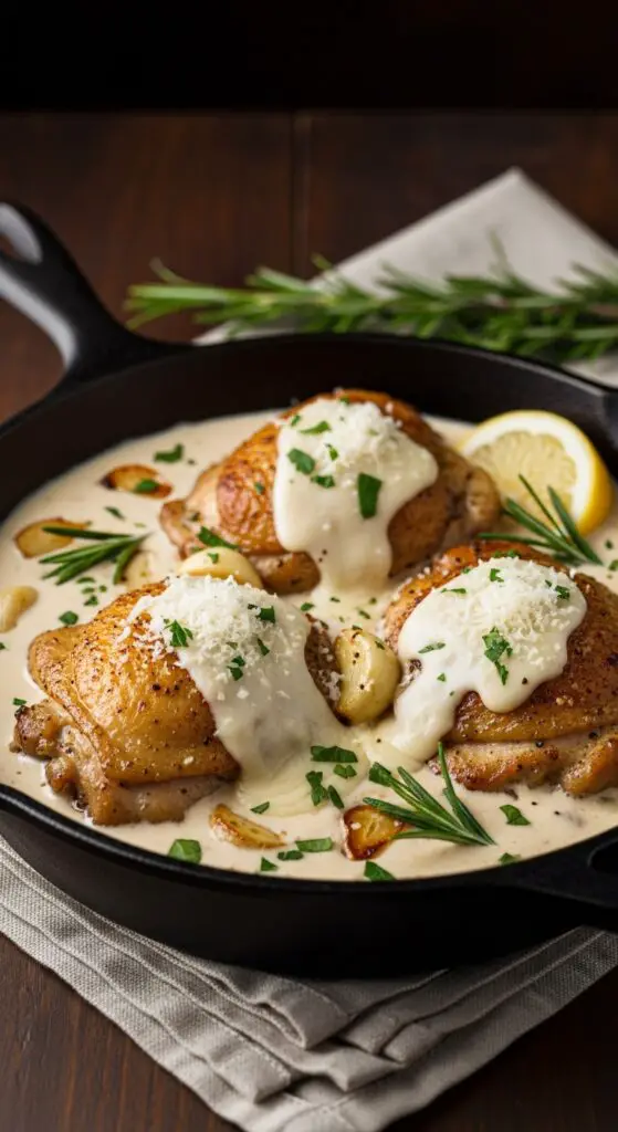 reamy Garlic Parmesan Chicken
