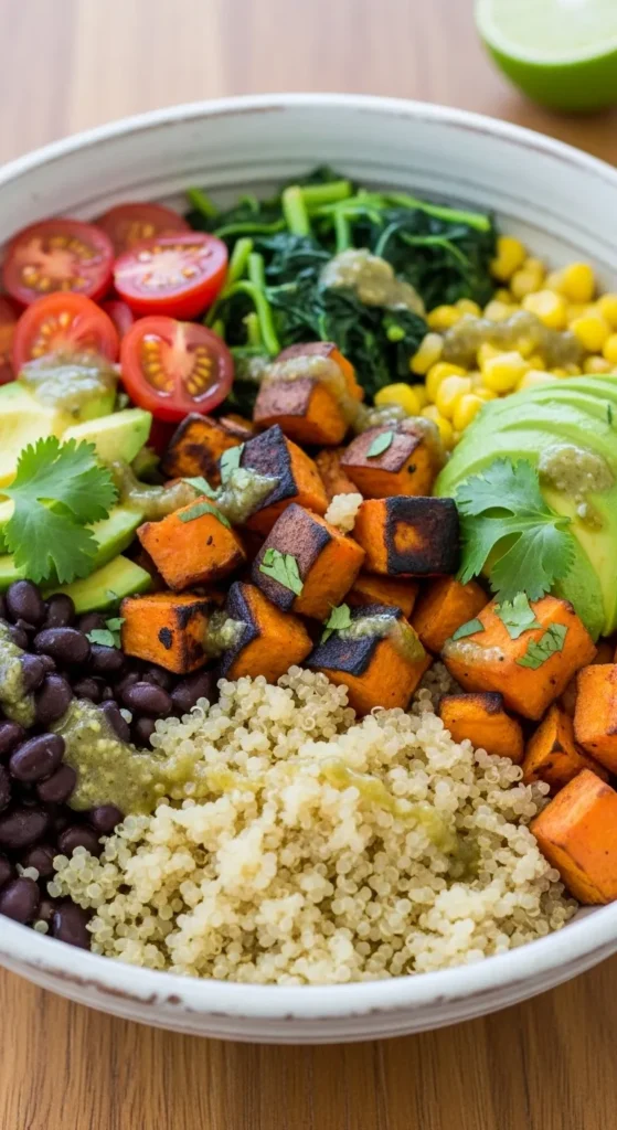 uinoa & Roasted Sweet Potato Power Bowl