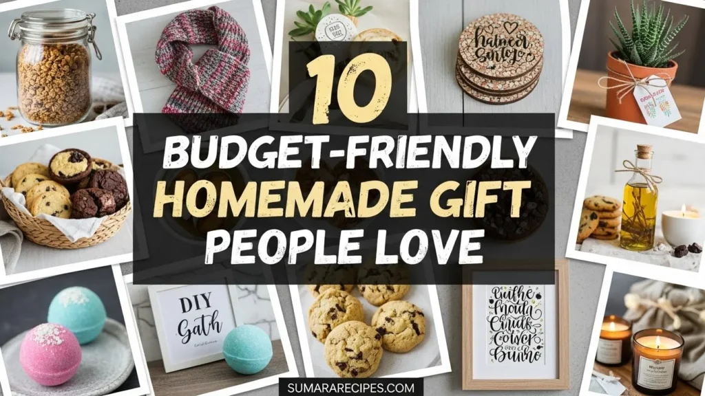 10 Budget-Friendly Homemade Gift Ideas People Love
