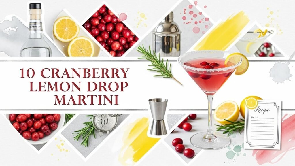 10 Cranberry Lemon Drop Martini Variations