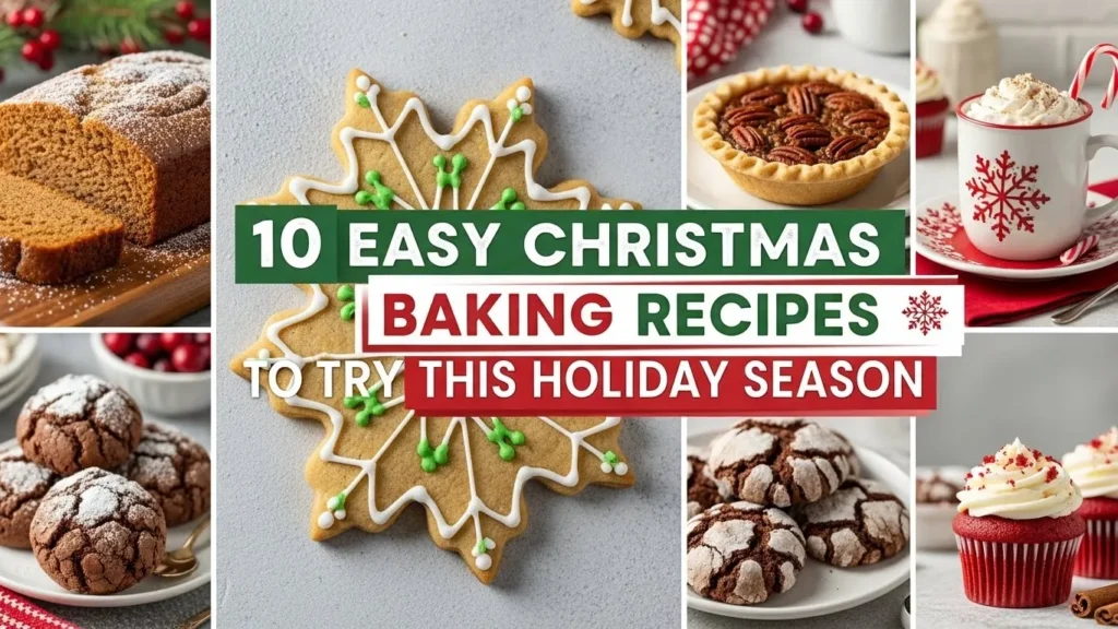 10 Easy Christmas Baking Recipes to Try This Holiday Season