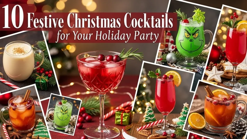 10 Festive Christmas Cocktails for Your Holiday Party
