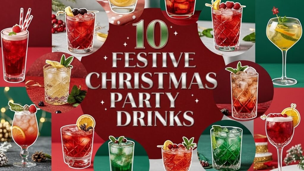 10 Festive Christmas Party Drinks