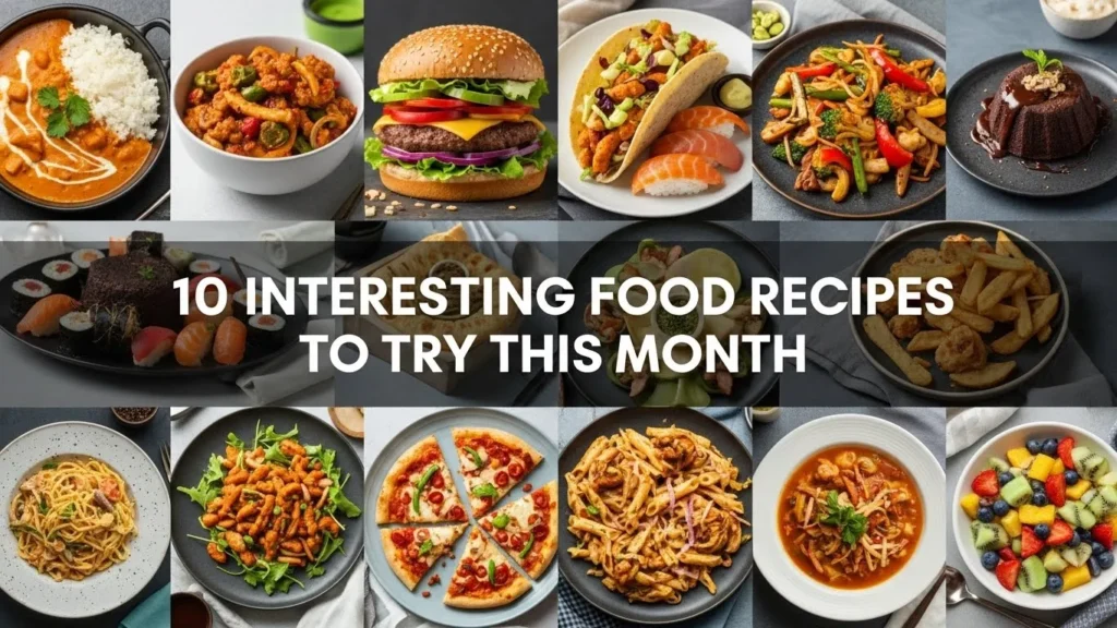 10 Interesting Food Recipes to Try This Month
