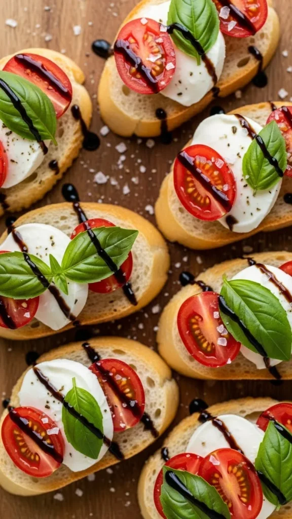 10-Minute Caprese Toasts