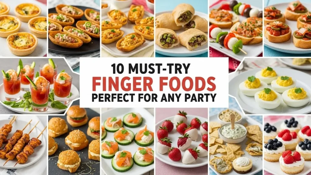 10 Must-Try Finger Foods Perfect for Any Party