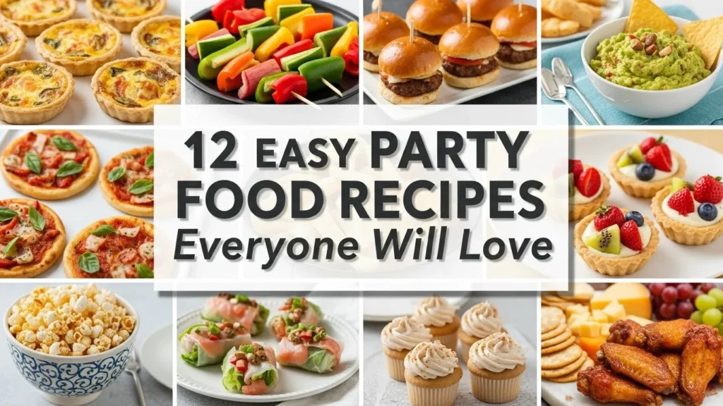 12 Easy Party Food Recipes Everyone Will Love