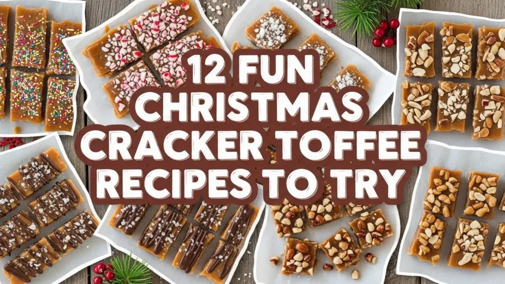 12 Fun Christmas Cracker Toffee Recipes to Try