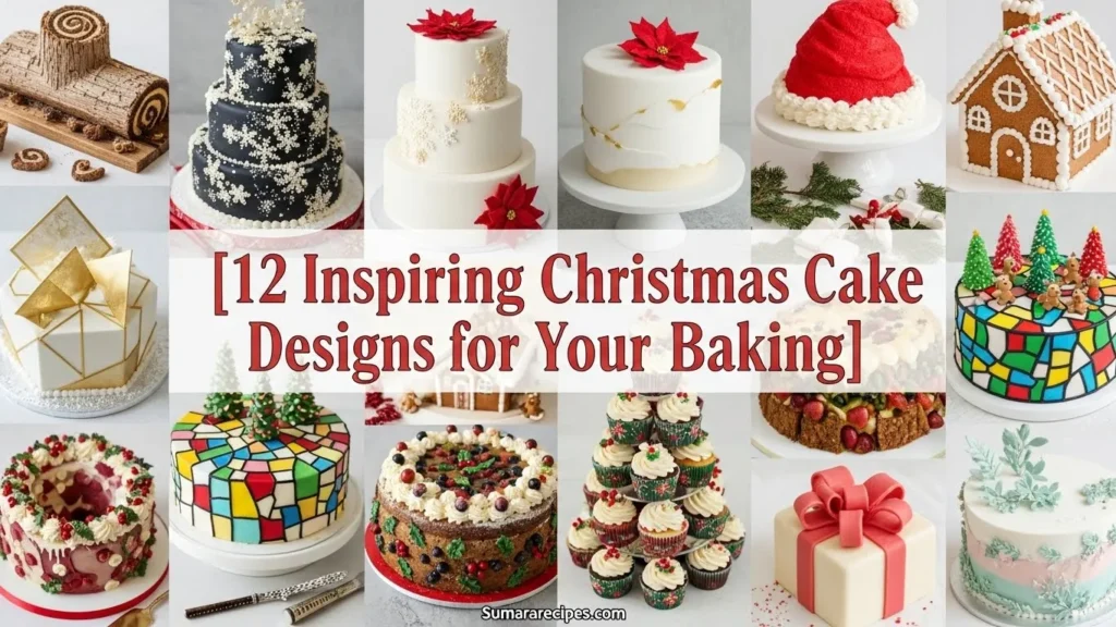 12 Inspiring Christmas Cake Designs for Your Baking