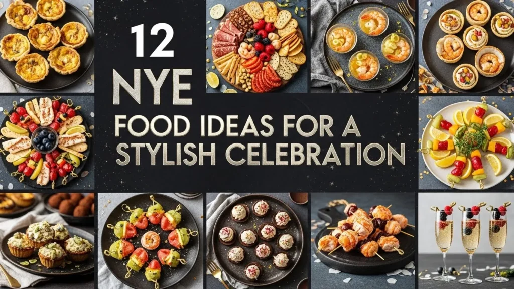 12 NYE Food Ideas for a Stylish Celebration