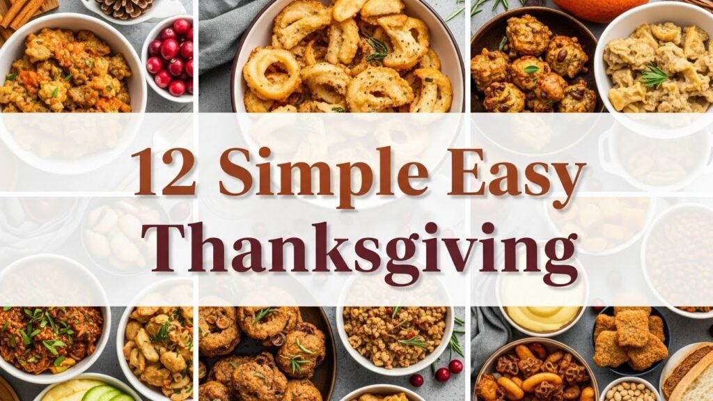 12 Simple Easy Thanksgiving Dish Ideas