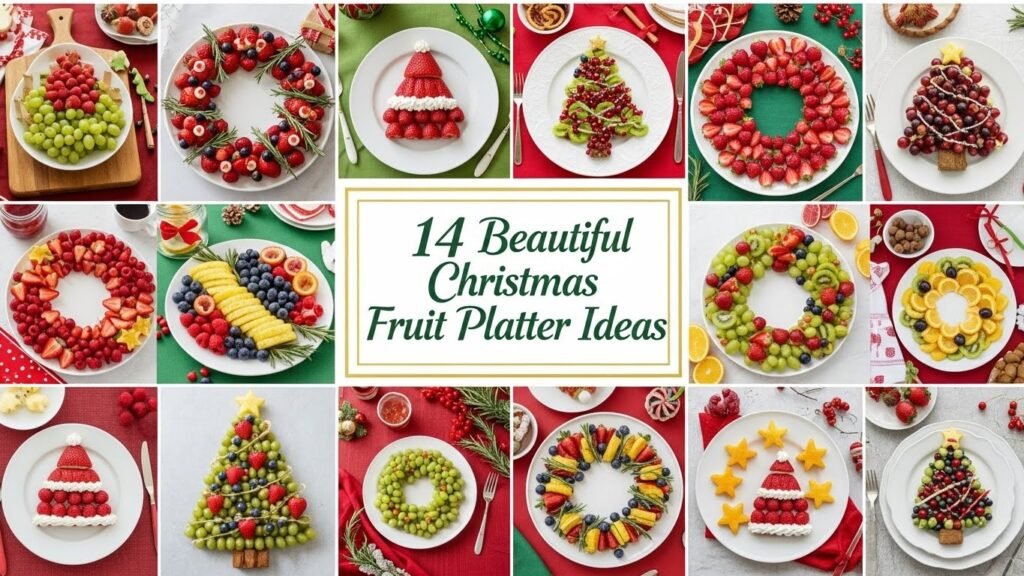 14 Beautiful Christmas Fruit Platter Ideas