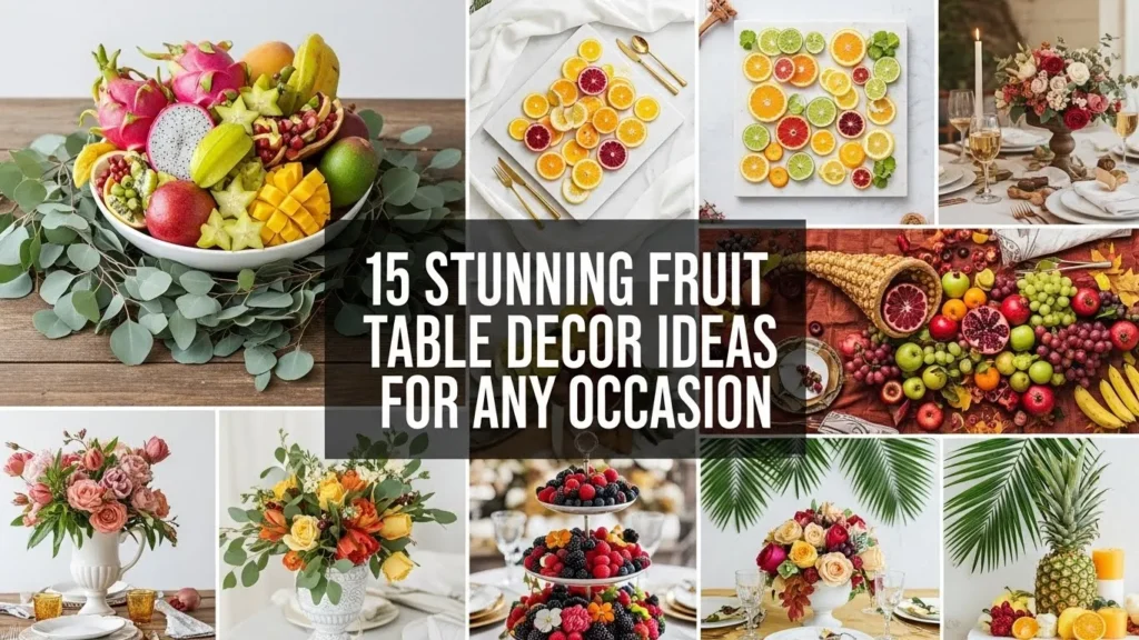 15 Stunning Fruit Table Decor Ideas for Any Occasion