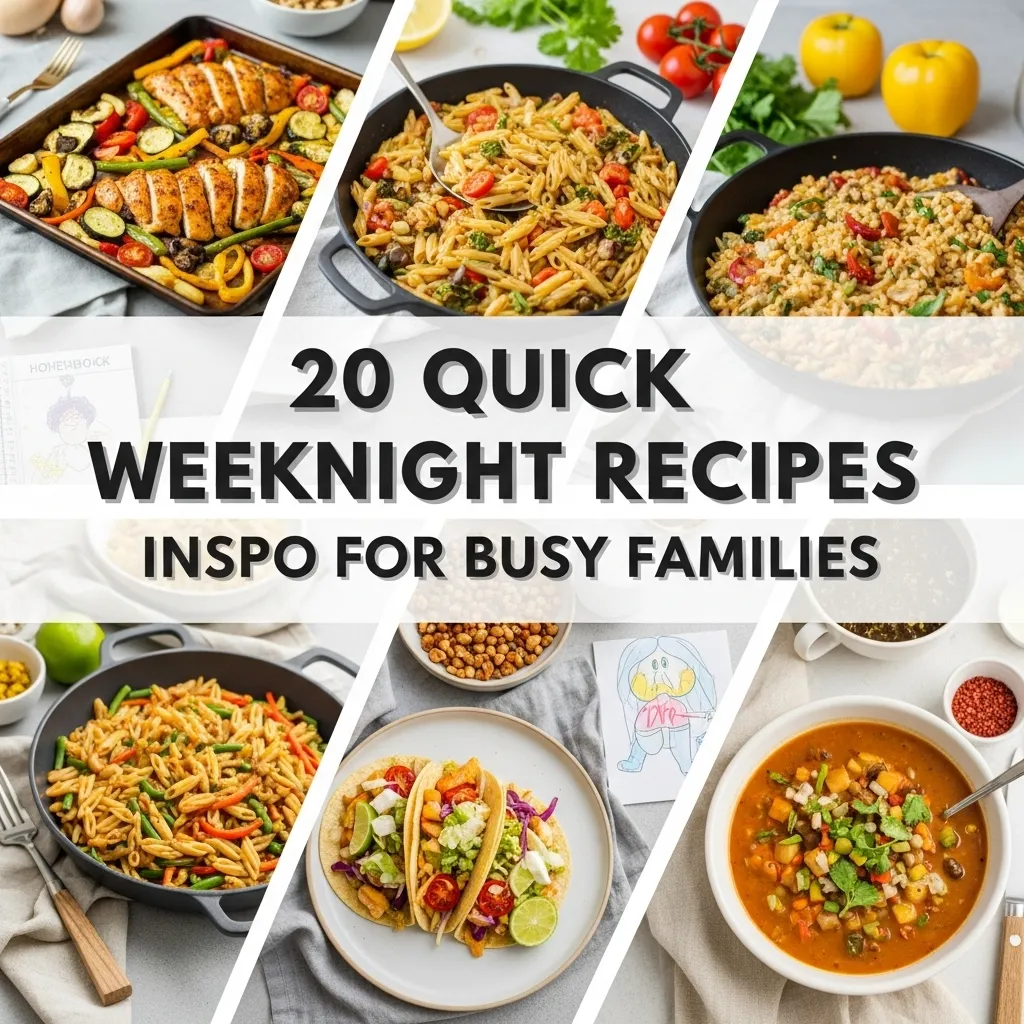 20 Quick Weeknight Recipes Inspo for Busy Families