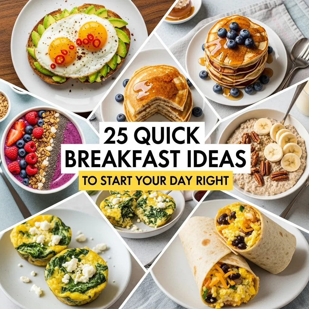 25 Quick Breakfast Ideas to Start Your Day Right