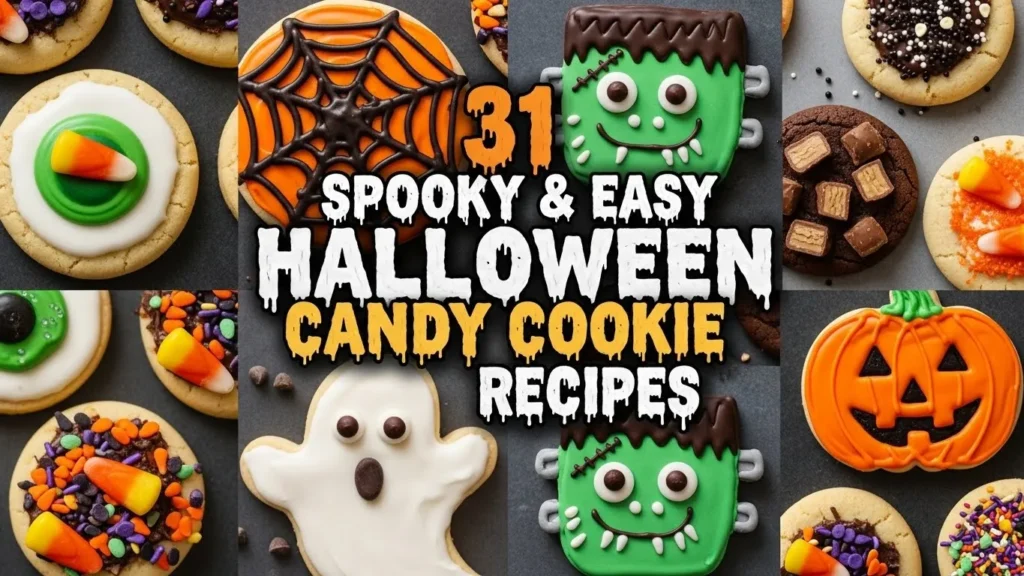 31 Spooky & Easy Halloween Candy Cookie Recipes